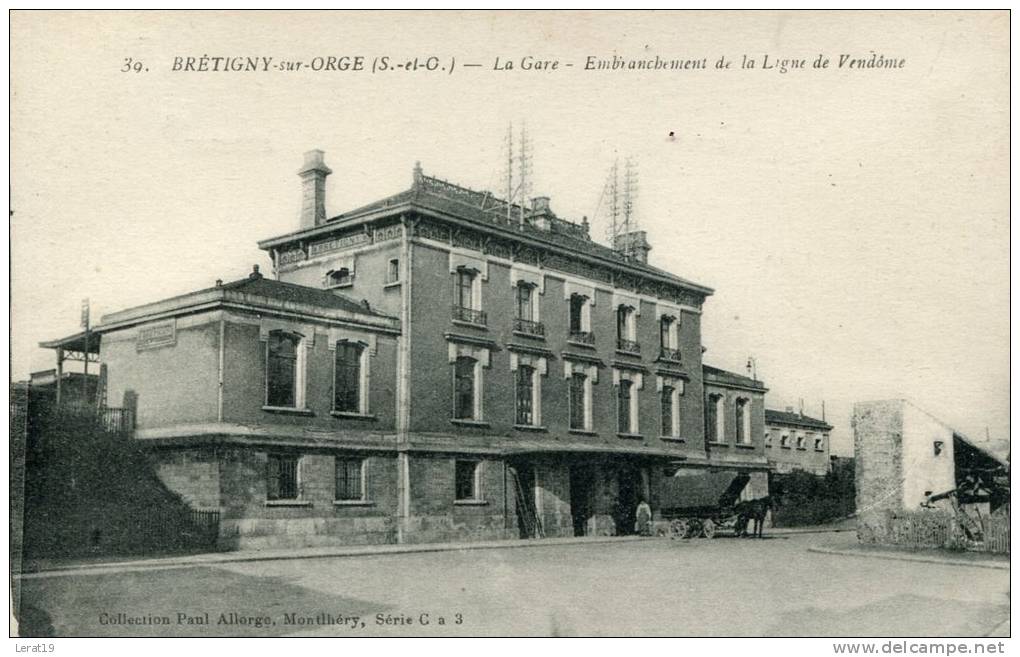 91-ESSONNE-- BRETIGNY SUR ORGE / LA GARE        ECRITE ‹(•¿• )› - Bretigny Sur Orge