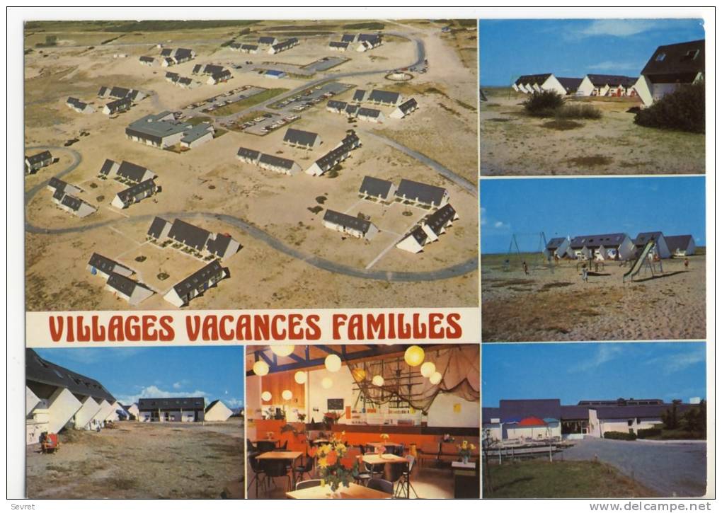 LA TURBALLE. - VILLAGES VACANCES FAMILLES. Multivues.CPM - La Turballe