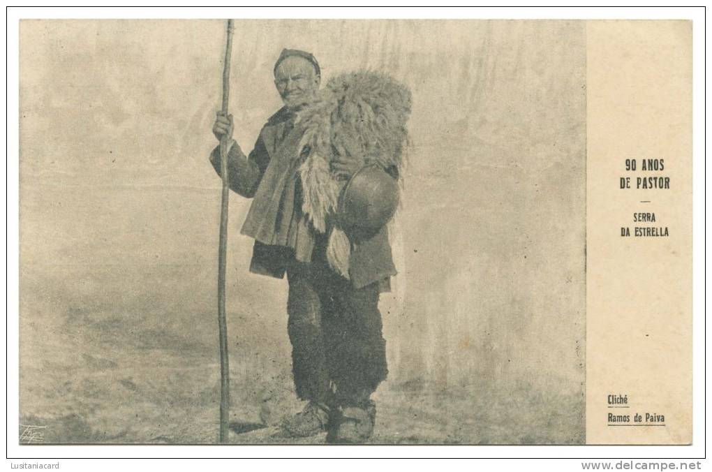 SERRA DA ESTRELA - PASTORES -  90 Anos De Pastor Carte Postale - Guarda