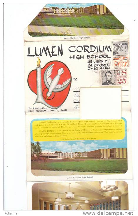 PO5467# SOUVENIR FOLDER - OHIO - BEDFORD - LUMEN CORDIUM HIGH SCHOOL  VG - Other & Unclassified
