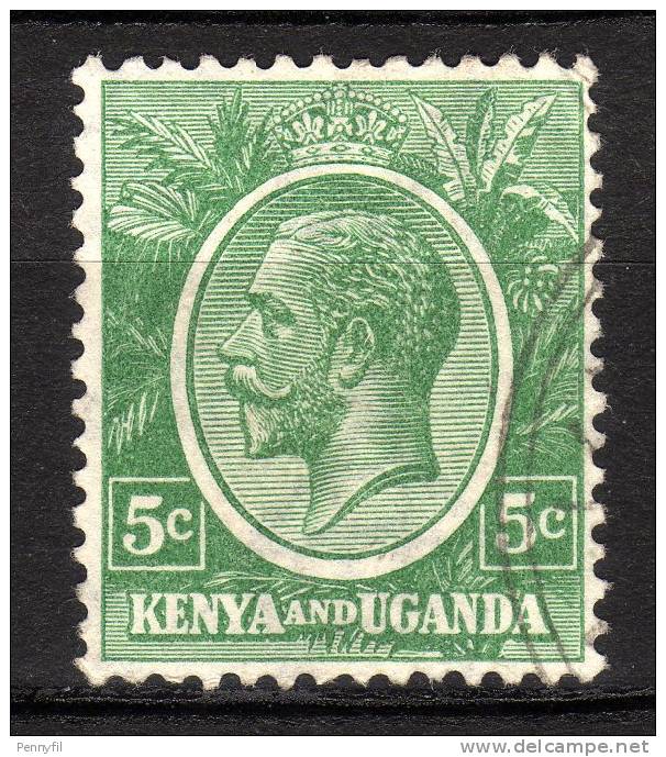 KENYA AND UGANDA - 1922/23 YT 2A USED - Kenya & Oeganda