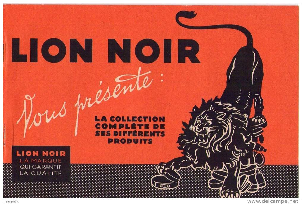 Catalogue Des Produits Cirage LION NOIR - Publicités