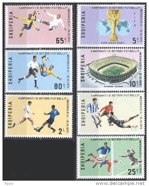 ALBANIA  - FOOTBALL - FIFA MEXICO  - **MNH - 1970 - 1970 – Mexico