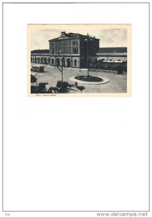 PESCARA 1949 (viaggiata) - Stazione Centrale - Pescara