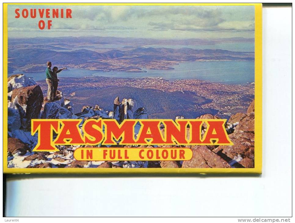 (07) Postcard View Folder - Depliant De Carte Postale - Tasmania - Souvenir - Lauceston