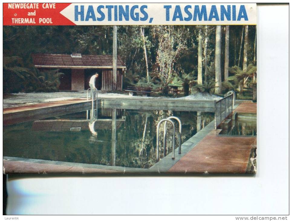 (07) Postcard View Folder - Depliant De Carte Postale - Tasmania - Hastings - Altri & Non Classificati