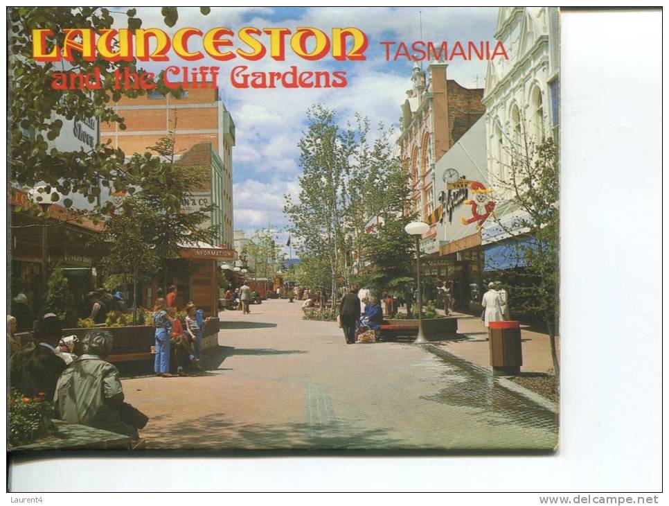 (07) Postcard View Folder - Depliant De Carte Postale - Tasmania - Launceston - Lauceston