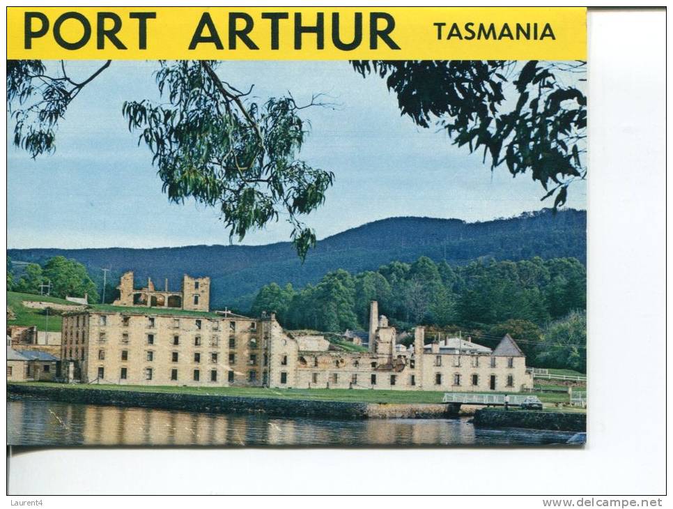 (07) Postcard View Folder - Depliant De Carte Postale - Tasmania - Port Arthur - Port Arthur