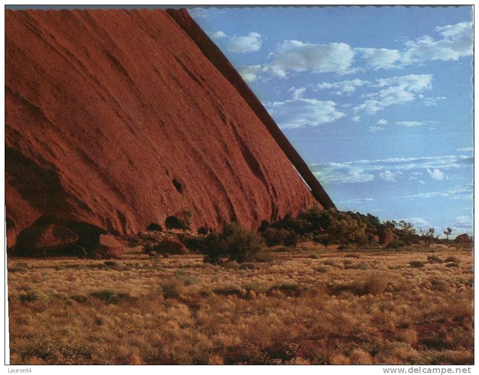 (361) Australia - NT - Ayers Rock Ngaltawata Slab Of Rock - Uluru & The Olgas