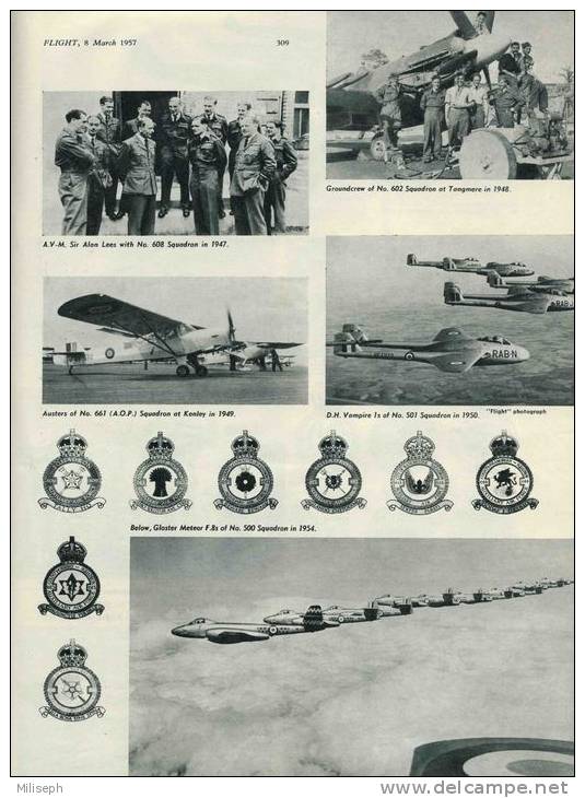 Magazine FLIGHT - 8 Mar. 1957 - (Insignes Militaires)  (3106) - Fliegerei