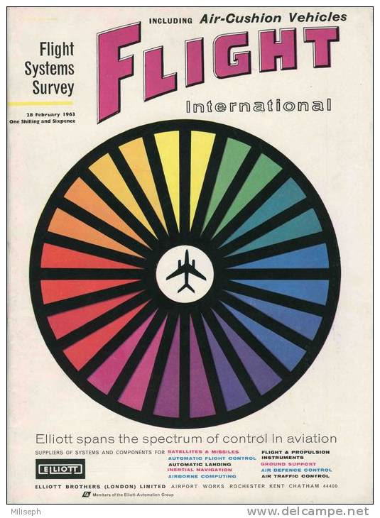 Magazine FLIGHT - 28 Fébruary 1963 -  Contenu: Voir Scan   (3109) - Aviation