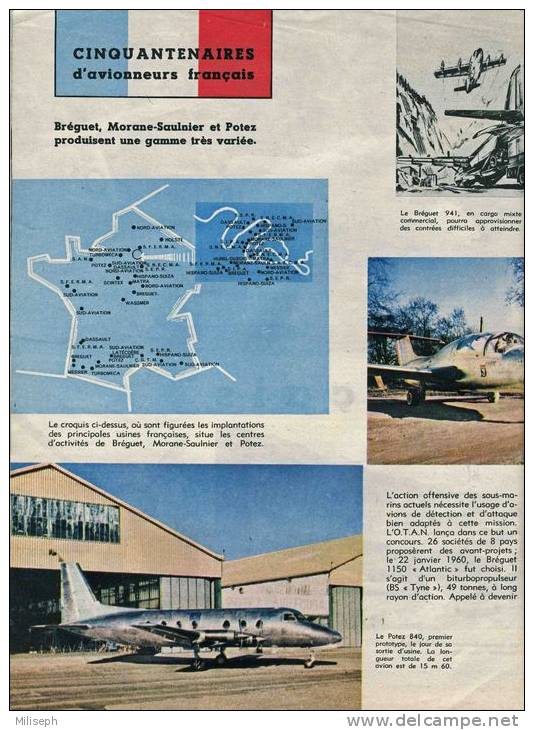 Magazine MACH - N° 3 Décembre 1961 - Cinquantenaires D'Avionneurs Français - Pub. CINZANO    (3110) - Fliegerei