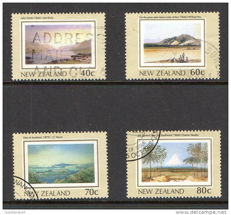 New Zealand 1988 Heritage 4 Values Used - Used Stamps