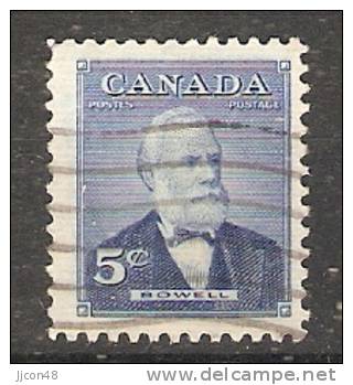 Canada  1954  Prime Ministers: Mackenzie Bowell  (o) - Oblitérés