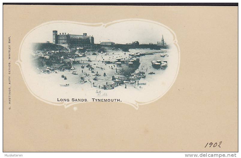 United Kingdom PPC Longsands Tynemouth 1902 Simple Backside (2 Scans) - Autres & Non Classés