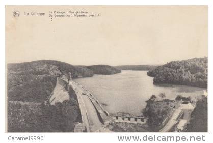 Barrage De La Gileppe     Vue Generale Algemeen Zicht        Scan 3529 - Gileppe (Barrage)