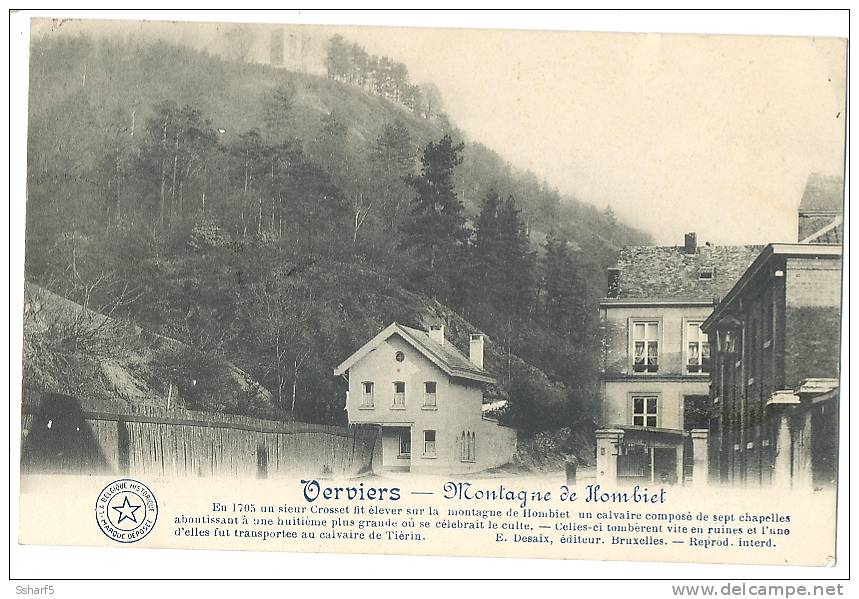 Verviers Montagne De Hombiet (belgique Historique) 1912 - Verviers