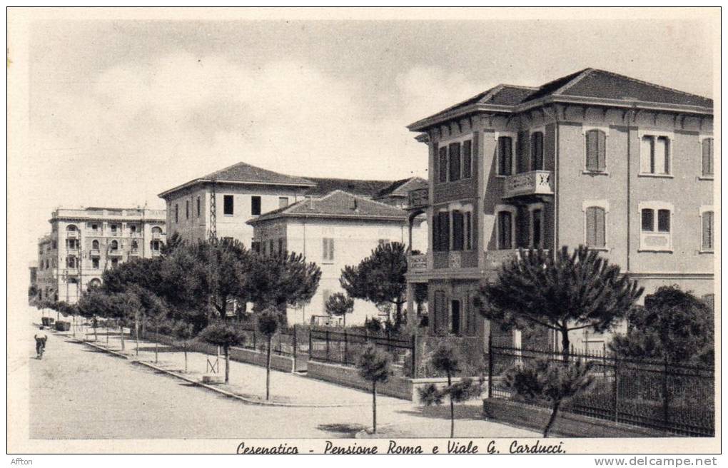 Viale Carduci Cesenatico Old Postcard - Cesena