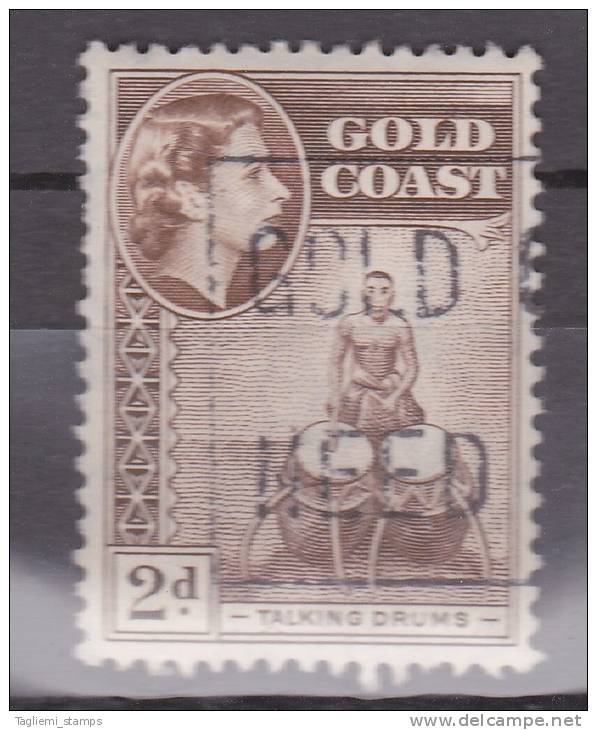 Gold Coast, 1952, SG 156, Used - Gold Coast (...-1957)
