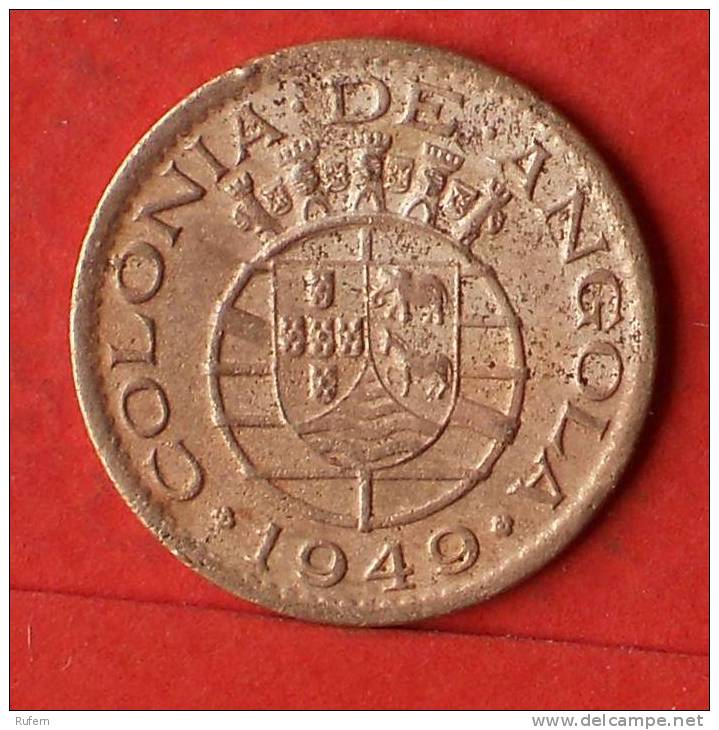 ANGOLA  20  CENTAVOS  1949  RARE KM# 71  -    (1437) - Angola