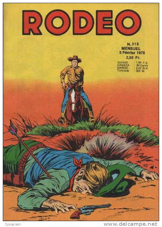 RODEO N° 318 BE LUG 1978 - Rodeo