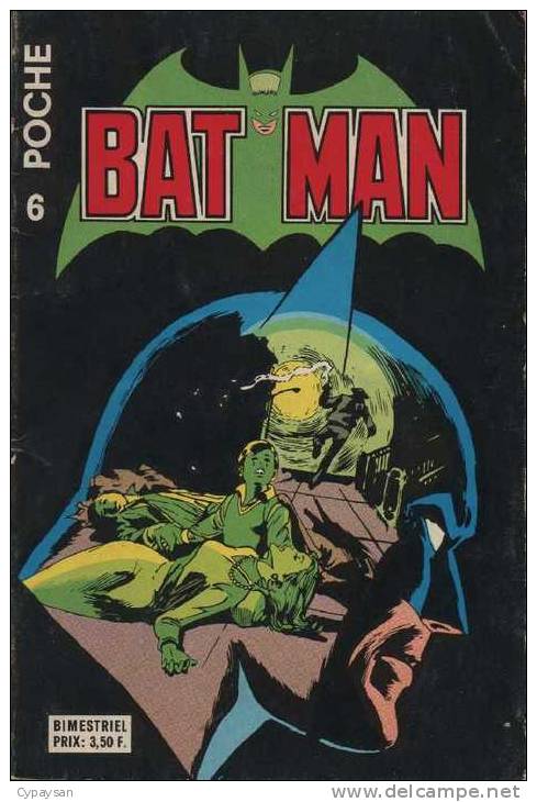 BATMAN POCHE N° 6 BE SAGEDITION 04-1977 - Batman