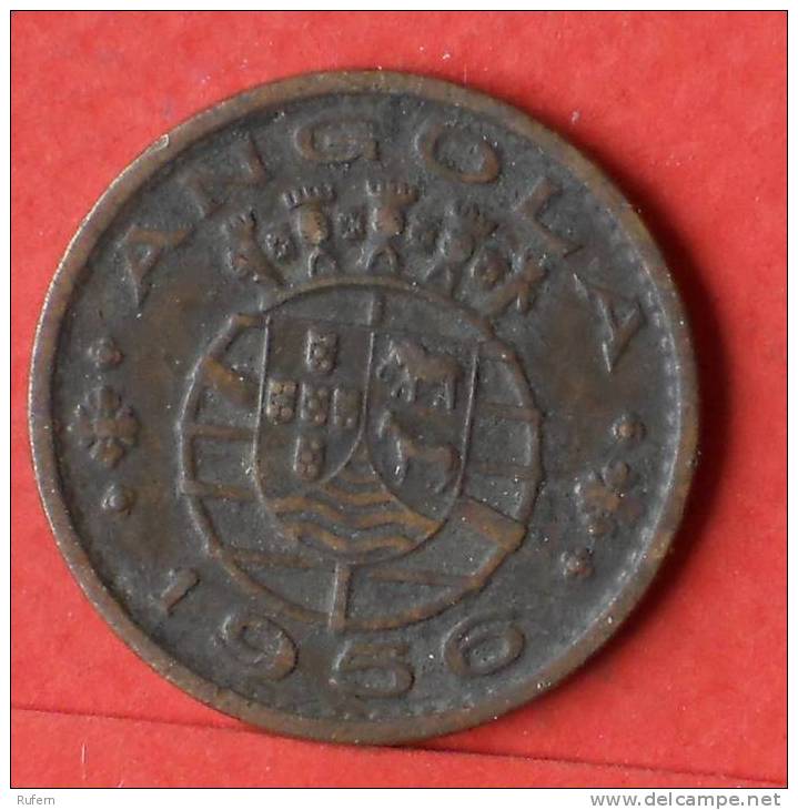 ANGOLA  1  ESCUDOS  1956   KM# 76  -    (1447) - Angola