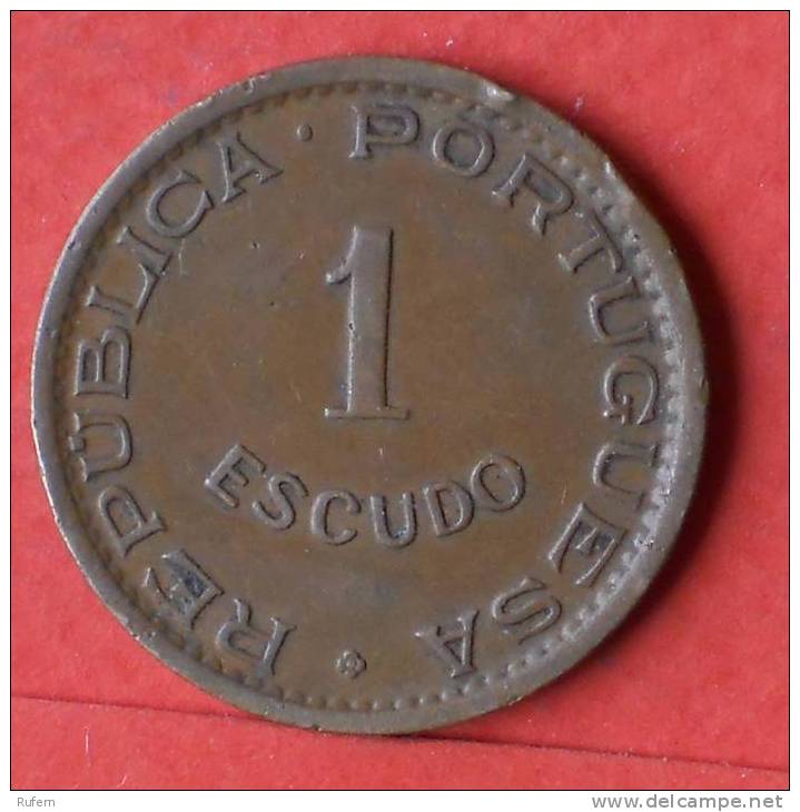 ANGOLA  1  ESCUDOS  1965   KM# 76  -    (1448) - Angola