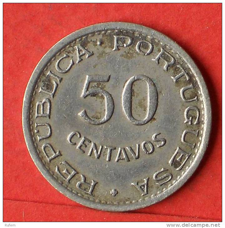 ANGOLA  50  CENTAVOS  1950   KM# 72  -    (1452) - Angola