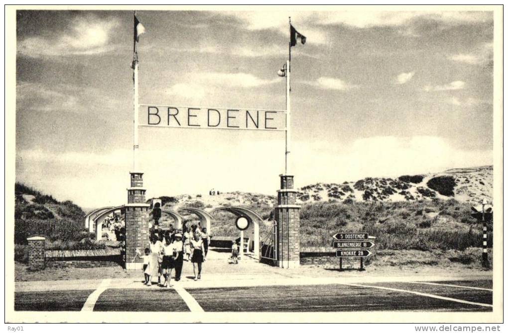 BELGIQUE - FLANDRE OCCIDENTALE - BREDENE S/MER-s/ZEE - Entrée Vers La Plage - Toegang Tot Het Strand. - Bredene