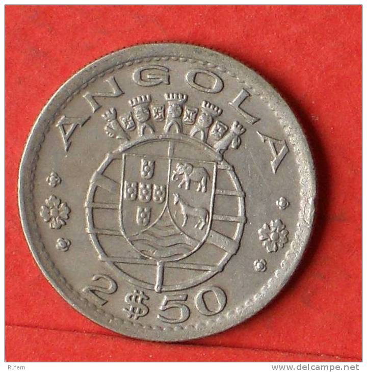 ANGOLA  2,5  ESCUDOS  1968   KM# 77  -    (1455) - Angola