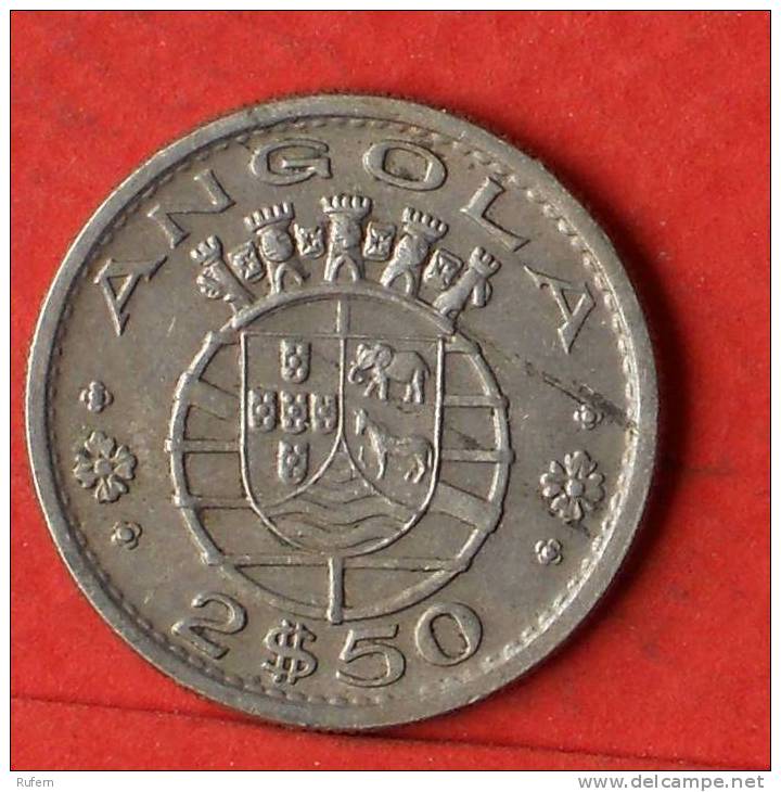 ANGOLA  2,5  ESCUDOS  1969   KM# 77  -    (1458) - Angola