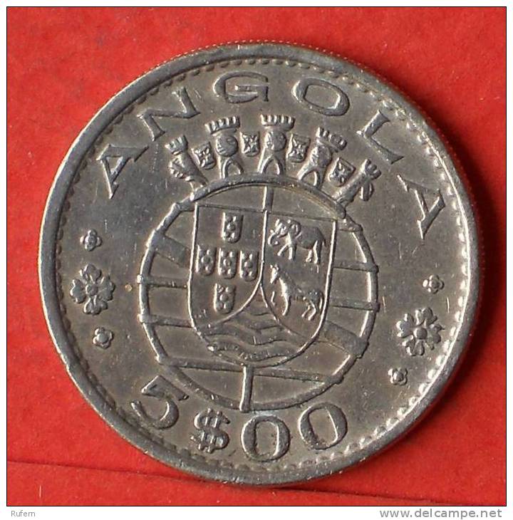 ANGOLA  5  ESCUDOS  1972   KM# 81  -    (1459) - Angola