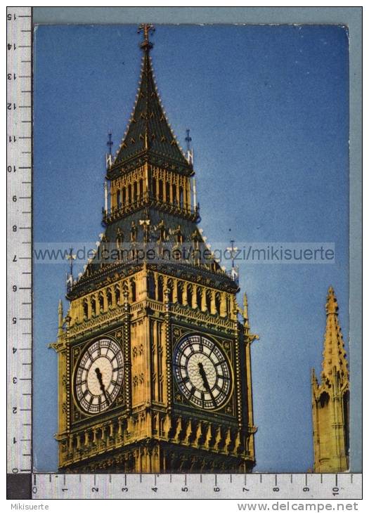 S70 LONDON BIG BEN THE CLOCK TOWER VG - Tower Of London