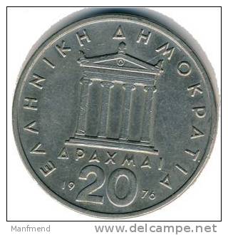 Greece - 1978 - 20 Drachmen - KM 120 - Vz - Griechenland