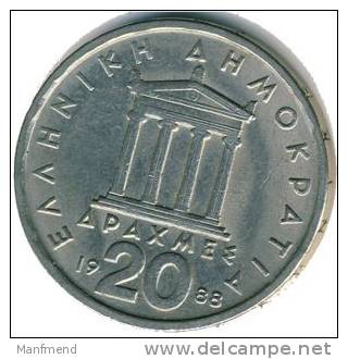 Greece - 1984 - 20 Drachmen - KM 133 - Vz - Griechenland