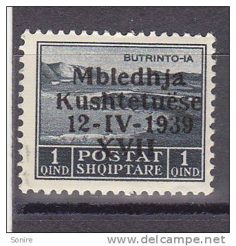 ITALIA--ALBANIA 1939 ASSEMBLEA COSTITUENTE 1 Q. NUOVO MNH** - Albanie