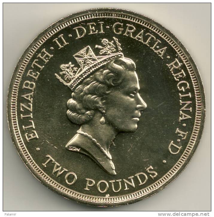 UK  2 Pounds  1986  KM#947 Commonwealth Games - 2 Pounds