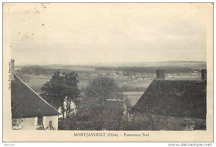 DEPTS DIV -oise -ref -F546- Montjavoult - Panorama Sud  - Carte Bon Etat   - - Montjavoult