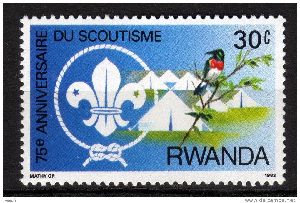 RWANDA - 1983 YT 1082 * SCOUT - Neufs