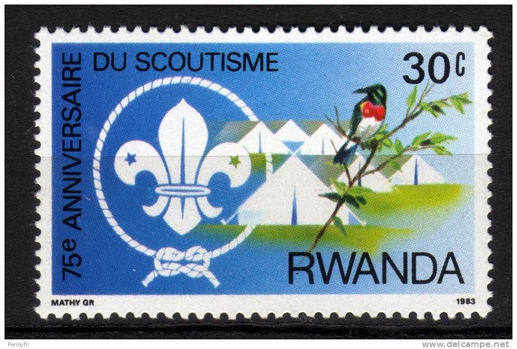 RWANDA - 1983 YT 1082 * SCOUT - Nuovi