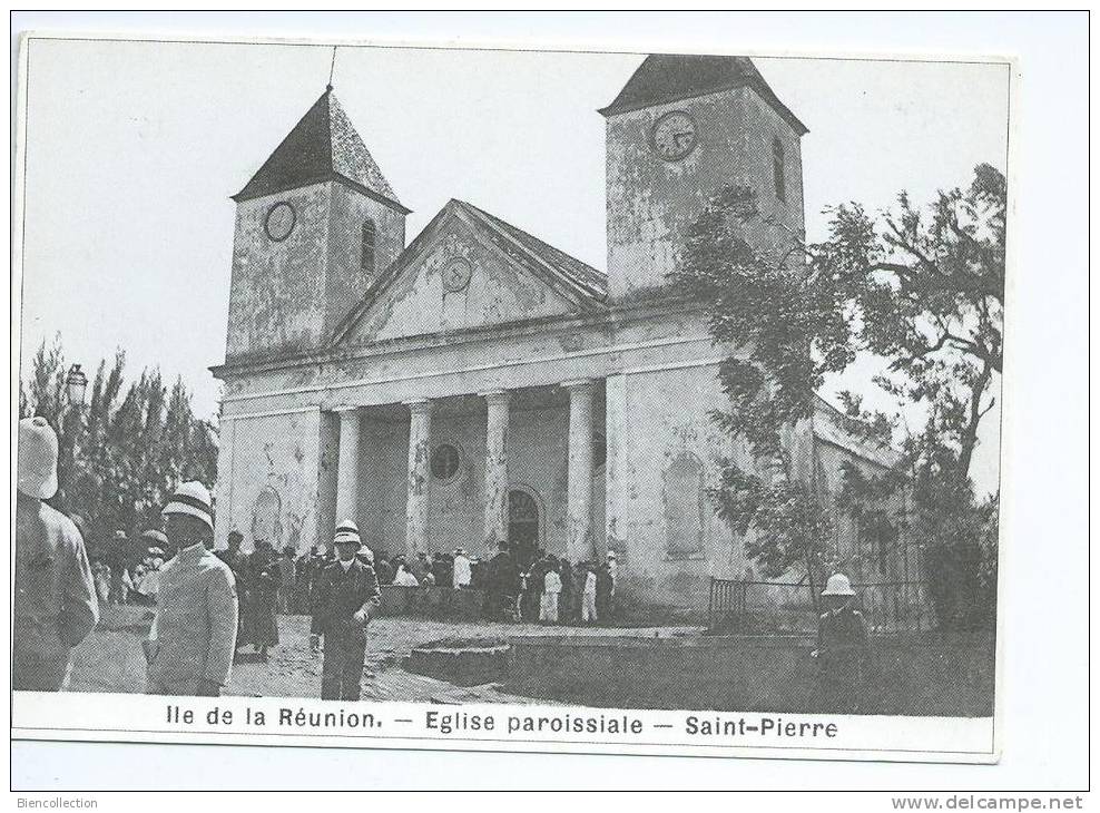 Réunion.Carte Reproduction.Saint Pierre - Saint Pierre