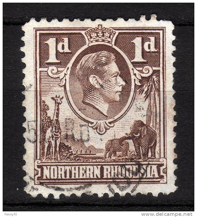 NORTHERN RHODESIA - 1938/41 YT 26 USED - Nordrhodesien (...-1963)