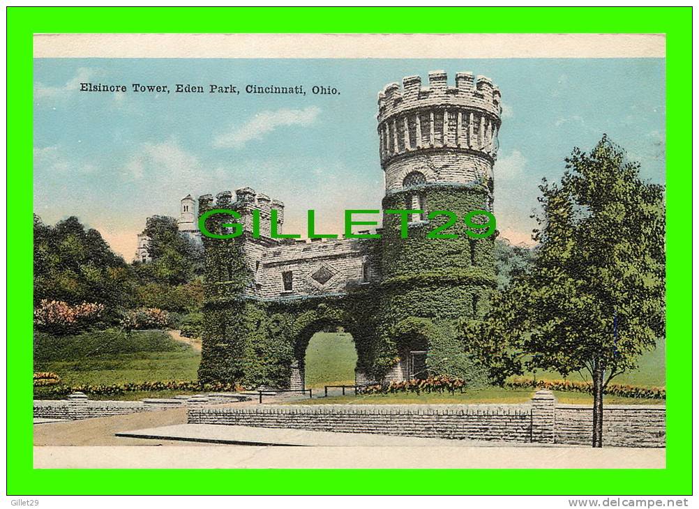 CINCINNATI, OH - ELSINORE TOWER, EDEN PARK - PUB. BY CINCINNATI NEWS CO - - Cincinnati