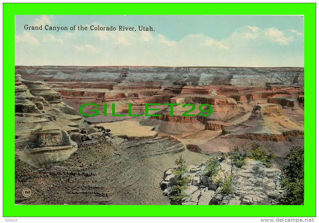 GRAND CANYON, UTAH - GRAND CANYON OF THE COLORADO RIVER - PUB. BY SOUVENIR NOVELTY CO - - Bryce Canyon