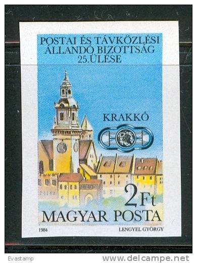 HUNGARY - 1984.Imperforated Stamp - Permanent Committee Of Posts And Telecommunications  MNH!! Mi 3680B. - Neufs