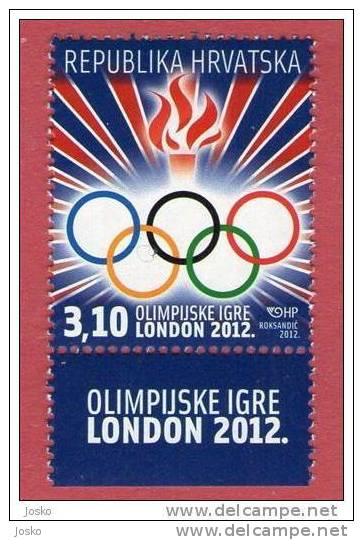 OLYMPIC GAMES LONDON 2012.(Croazia MNH** ) Olympics Jeux Olympiques Juegos Olímpicos Olympiade Olimpiadi Giochi Olimpici - Summer 2012: London