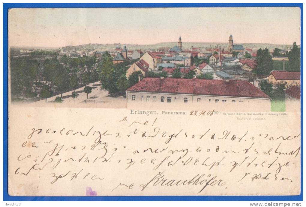 Deutschland; Erlangen; Panorama; 1908 - Erlangen