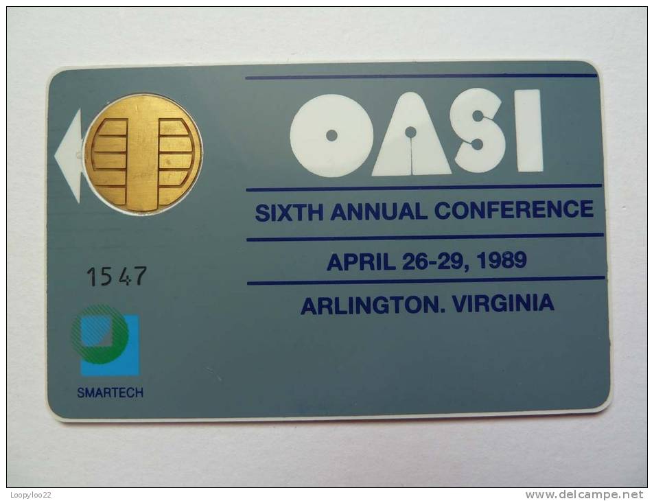 USA - OASI - Conference - 1989 - Smartech - Smartcard - (US24) - Cartes à Puce