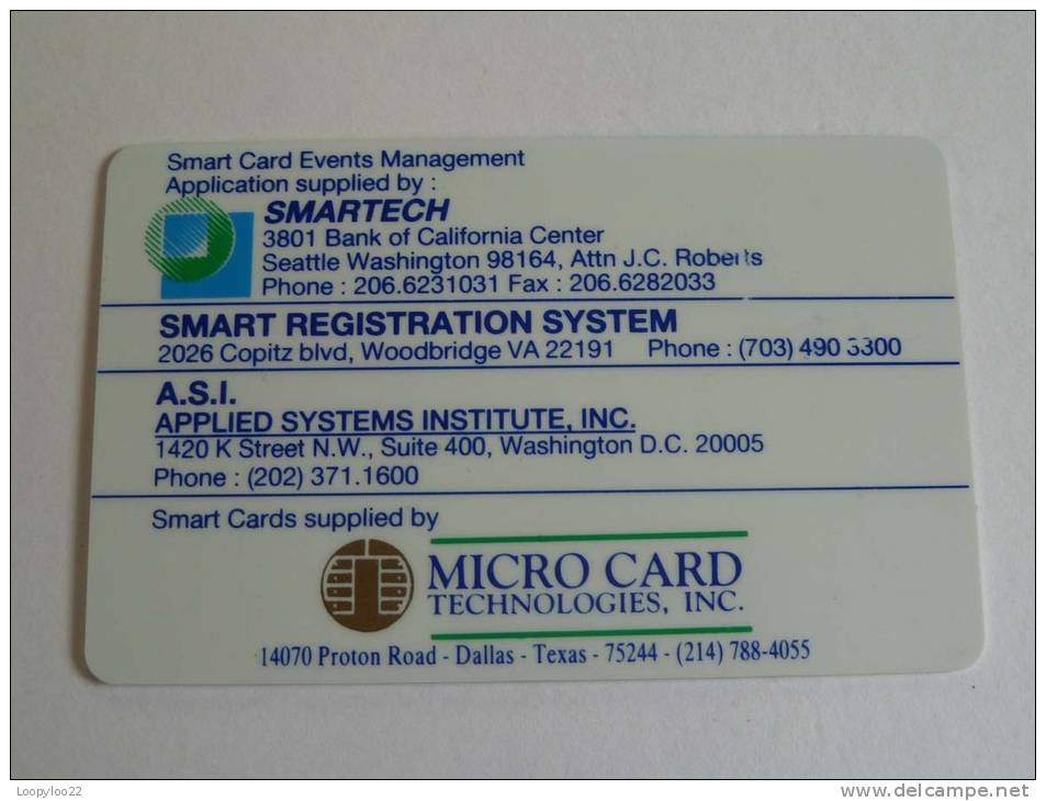 USA - OASI - Conference - 1989 - Smartech - Smartcard - (US24) - [2] Chip Cards